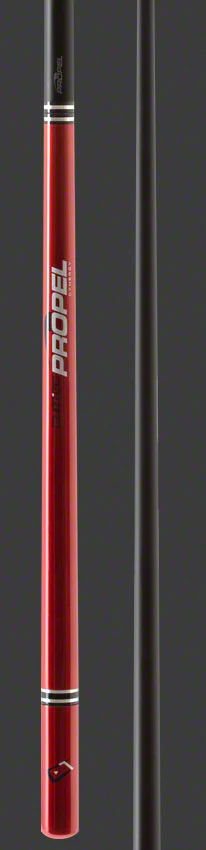 Cuetec Cynergy Ruby Red Propel Carbon Fiber Jump Cue 95-141R - Image 3
