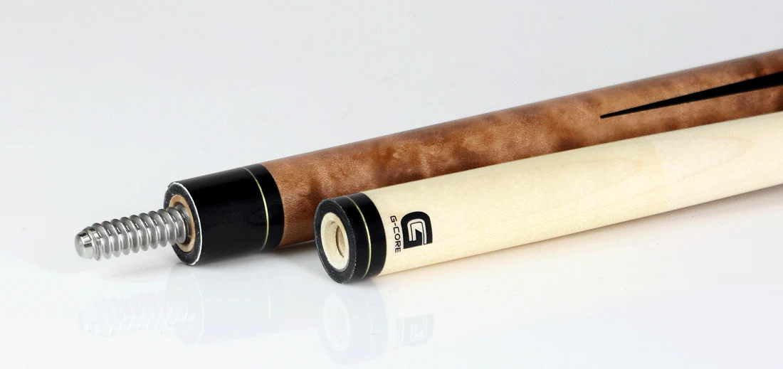 McDermott G Series Walnut Stained Maple with Light Cherry Stained Maple Points Pool Cue - G402 - Image 3