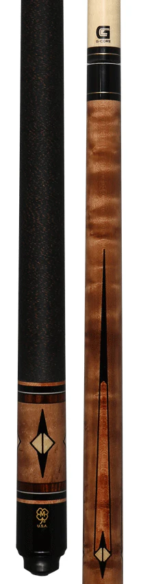 McDermott G Series Walnut Stained Maple with Light Cherry Stained Maple Points Pool Cue - G402 - Image 5