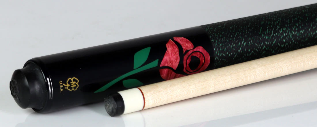 McDermott G Series Light Cherry Stained Maple with Rose Inlays Pool Cue - G435 - Image 5