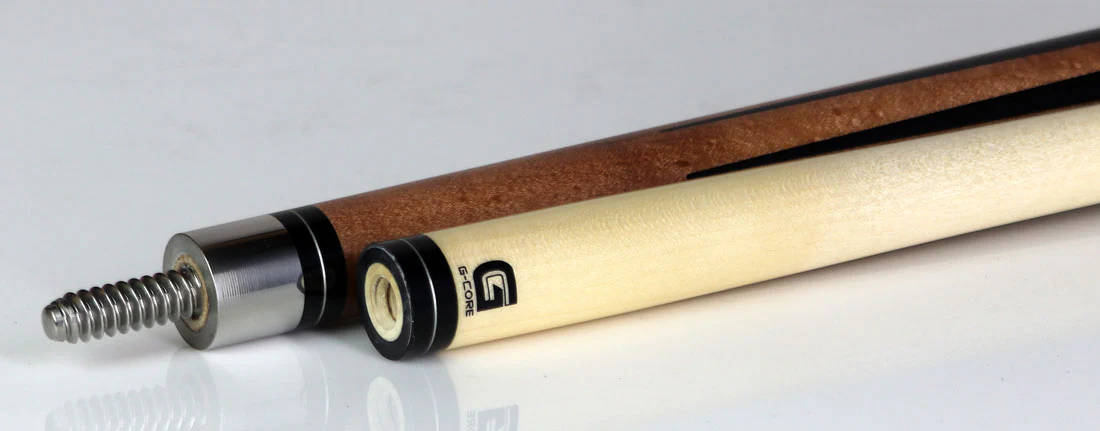 McDermott G Series Walnut Stained Maple with Black Points and Pearl Inlays Pool Cue - G502 - Image 3