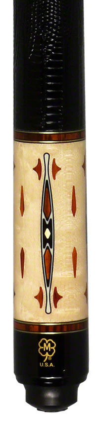 McDermott G Series Birdseye Maple Forearm with cocobolo/Black/Brass Points Pool Cue - G707 - Image 4