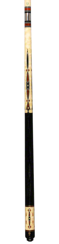 McDermott G Series Birdseye Maple Forearm with cocobolo/Black/Brass Points Pool Cue - G707 - Image 6