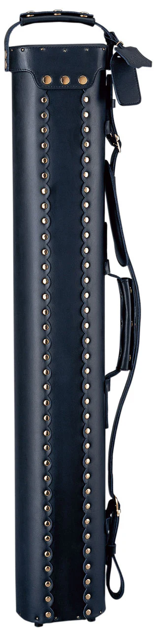 Instroke Leather Cowboy Black 2x3 Pool Cue Case - LC2X3B - Image 3