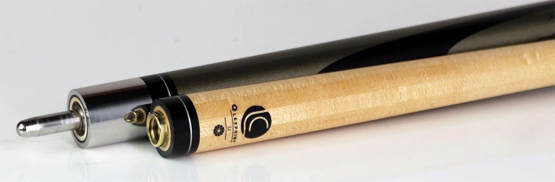 Lucasi Hybrid Black Mist and Metallic Silver Pool Cue with Sport Wrap - L-H40 - Image 3