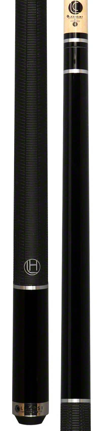 Lucasi Hybrid Midnight Black and Silver Rings Pool Cue with Sport Wrap - LHE10 - Image 5