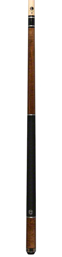 Lucasi Hybrid Brazilian Nut Brown-Stained Maple and Silver Rings Pool Cue with Sport Wrap - LHE20 - Image 6