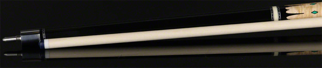 McDermott H Series Black Urethane Forearm with Birdseye Maple Wrapless Pool Cue - H851 - Image 5