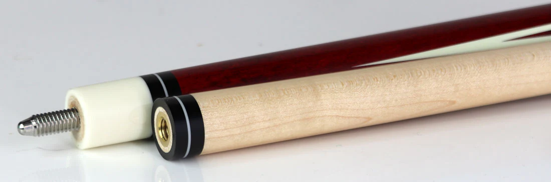 Players Classic Series Crimson Stained Maple 4 Point Graphic Pool Cue - C801 - Image 3