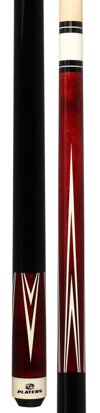Players Classic Series Crimson Stained Maple 4 Point Graphic Pool Cue - C801 - Image 5
