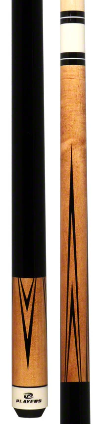 Players Classic Series Natural Stained Maple 4 Point Graphic Pool Cue  - C802 - Image 5