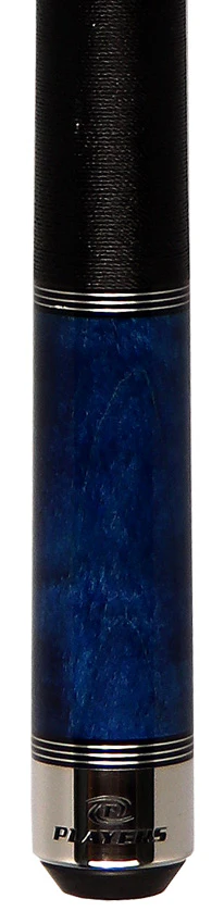 Players Classic Series Sky Blue Stained Maple with Linen Wrap Pool Cue - C955 - Image 4