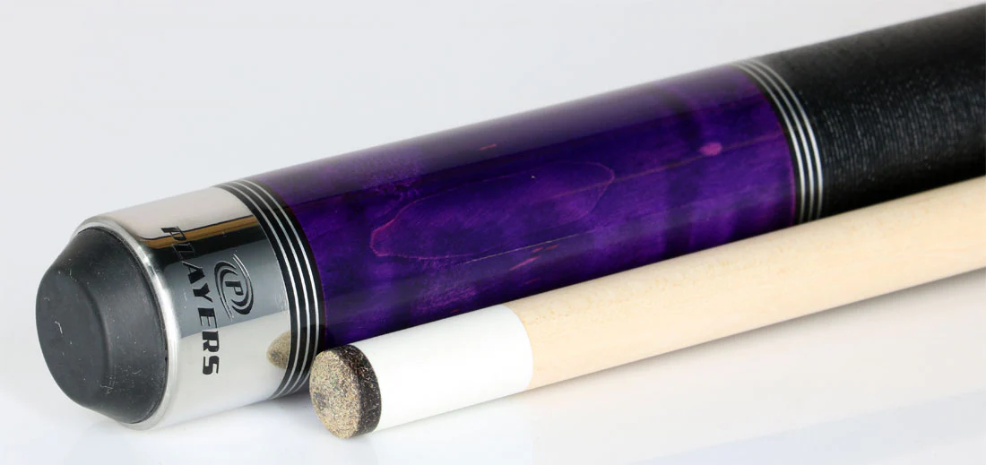 Players Classic Series Royal Purple Maple with Linen Wrap Pool Cue - C965 - Image 3