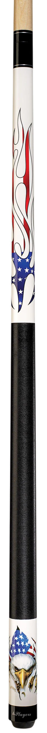 Players  Bald Eagle and American Flag Graphic Pool Cue - DPEG - Image 3