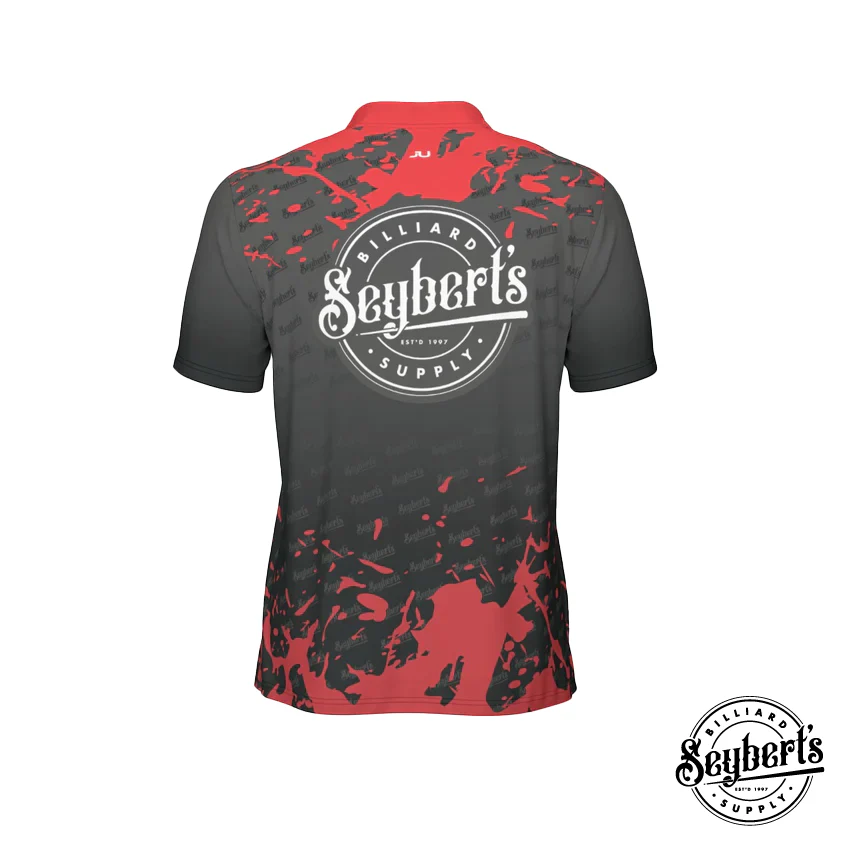 Seybert's Black and Red Splash Polo - Image 5